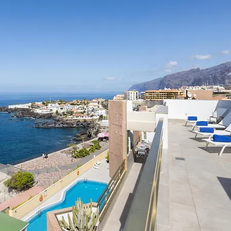 Lujoso Frente Al Mar Con Terrazas, Aire Acondicionado Y Wi-fi En Tenerife - Es-279-8 サンティアゴ・デル・テイデ