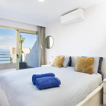 アパート Lujoso Frente Al Mar Con Terrazas, Aire Acondicionado Y Wi-fi En Tenerife - Es-279-8 *