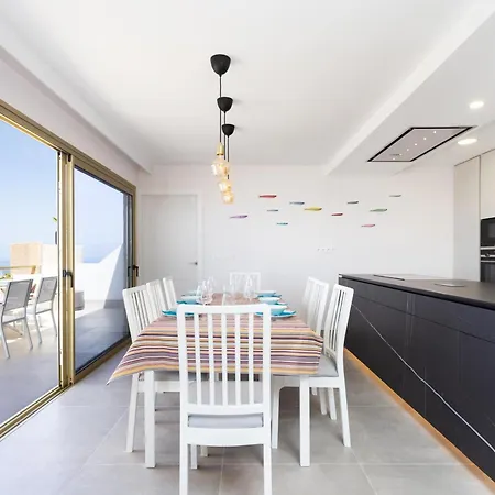 アパート Lujoso Frente Al Mar Con Terrazas, Aire Acondicionado Y Wi-fi En Tenerife - Es-279-8
