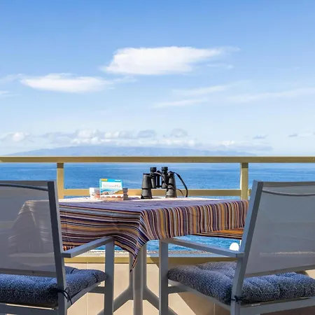 アパート Lujoso Frente Al Mar Con Terrazas, Aire Acondicionado Y Wi-fi En Tenerife - Es-279-8 *