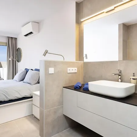 公寓 Lujoso Frente Al Mar Con Terrazas, Aire Acondicionado Y Wi-fi En Tenerife - Es-279-8