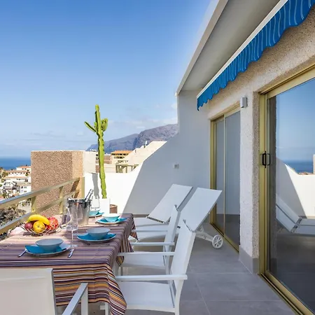 Lujoso Frente Al Mar Con Terrazas, Aire Acondicionado Y Wi-fi En Tenerife - Es-279-8 Appartamento