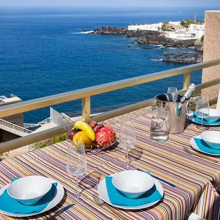 Lujoso Frente Al Mar Con Terrazas, Aire Acondicionado Y Wi-fi En Tenerife - Es-279-8