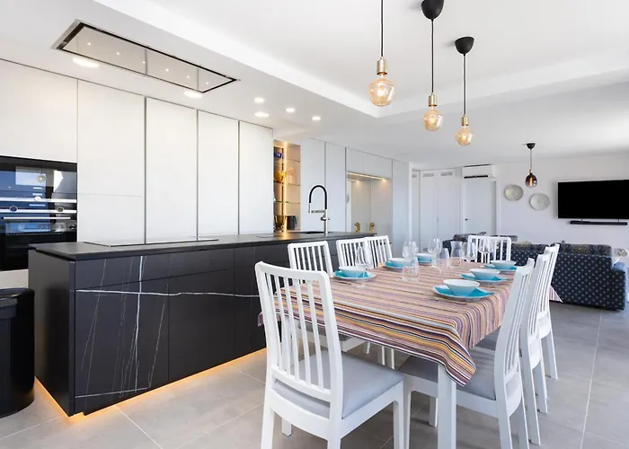 Lujoso Frente Al Mar Con Terrazas, Aire Acondicionado Y Wi-fi En Tenerife - Es-279-8 Apartmán Santiago del Teide