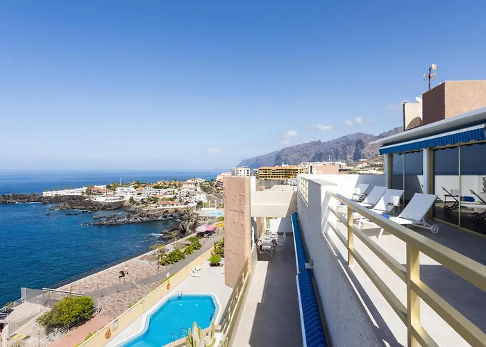 Lujoso Frente Al Mar Con Terrazas, Aire Acondicionado Y Wi-fi En Tenerife - Es-279-8 Apartmán *