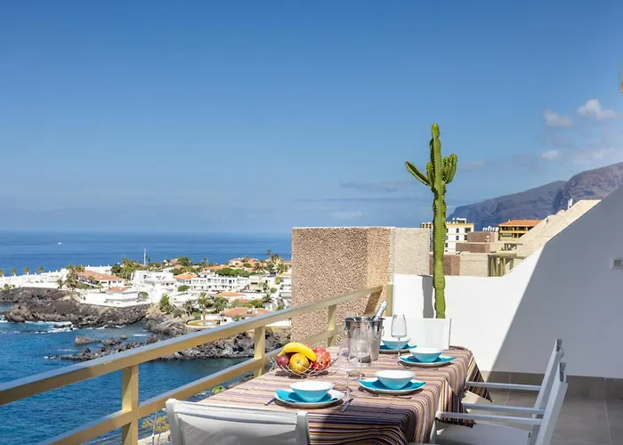 Lujoso Frente Al Mar Con Terrazas, Aire Acondicionado Y Wi-fi En Tenerife - Es-279-8