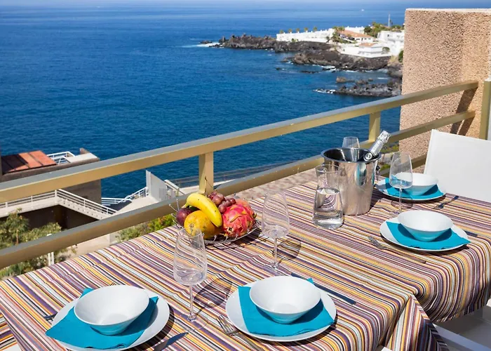 Lujoso Frente Al Mar Con Terrazas, Aire Acondicionado Y Wi-fi En Tenerife - Es-279-8