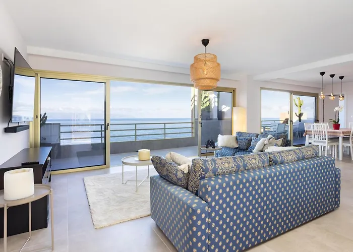 Lujoso Frente Al Mar Con Terrazas, Aire Acondicionado Y Wi-fi En Tenerife - Es-279-8 *
