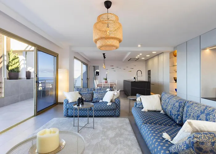 Lujoso Frente Al Mar Con Terrazas, Aire Acondicionado Y Wi-fi En Tenerife - Es-279-8 Santiago del Teide