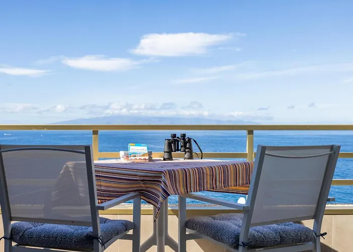 Apartmán Lujoso Frente Al Mar Con Terrazas, Aire Acondicionado Y Wi-fi En Tenerife - Es-279-8 *